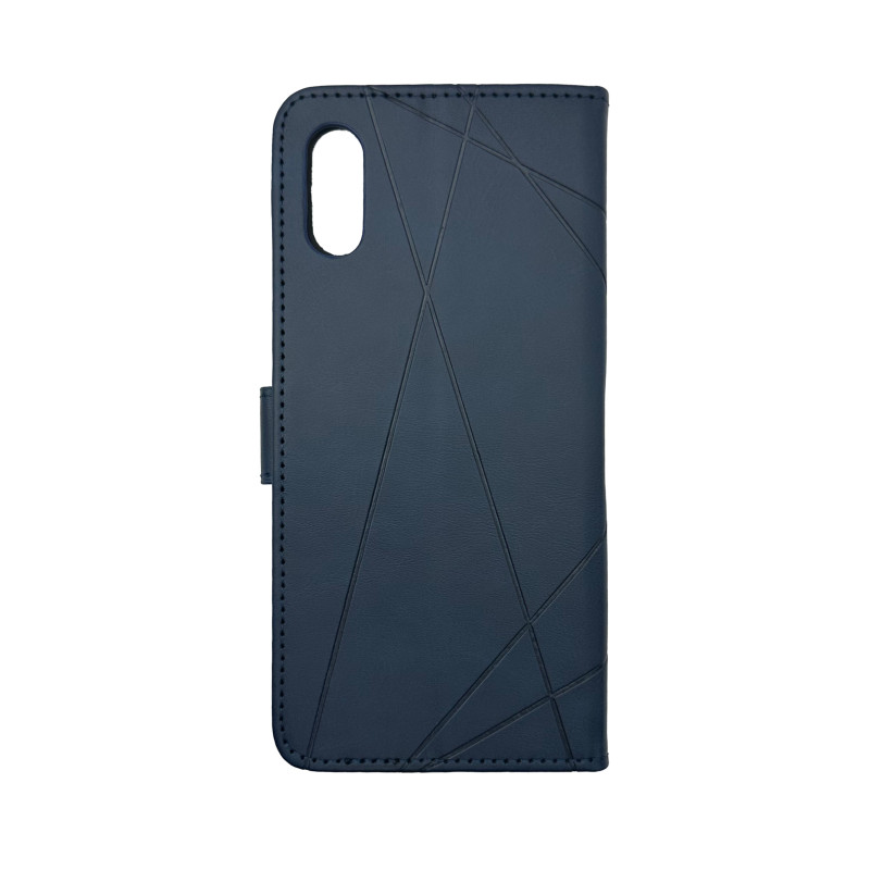 Чохол книжка Business leather Хлястик Xiaomi Redmi 9A Синій
