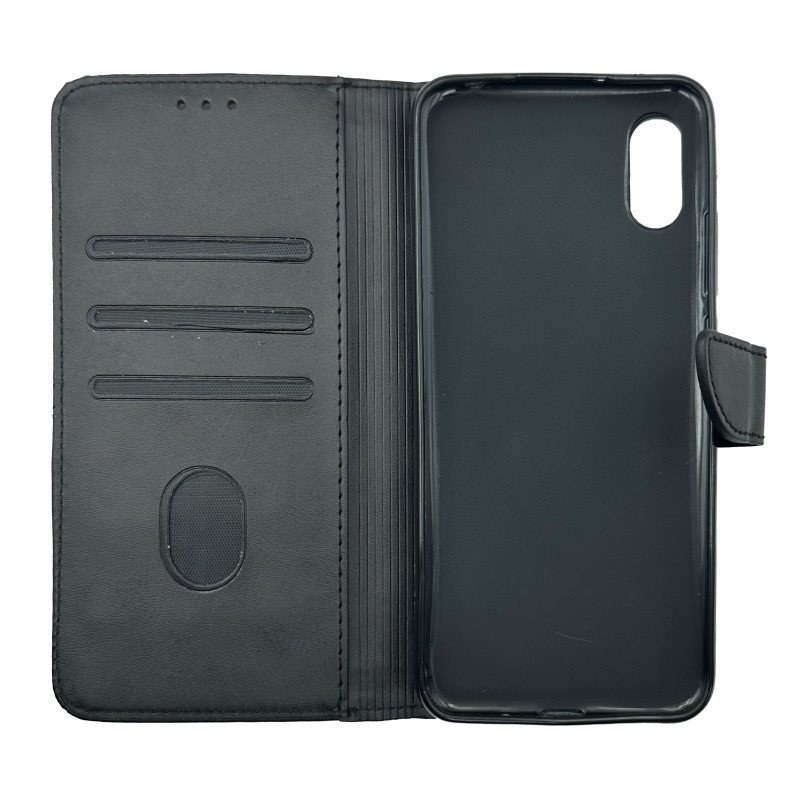 Чохол книжка Business leather Хлястик Xiaomi Redmi 9A Чорний
