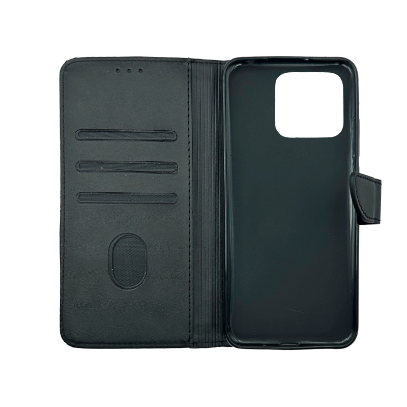 Чехол книжка Business leather Хлястик Xiaomi Redmi 9С / 10A Черный