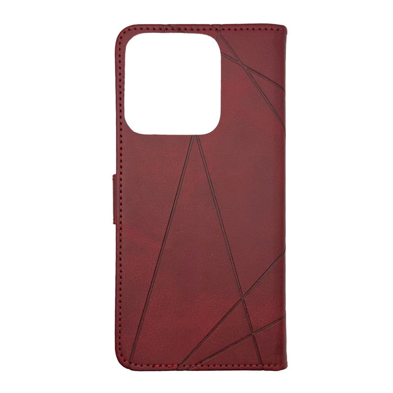 Чехол книжка Business leather Хлястик Xiaomi Redmi 9С / 10A Красный