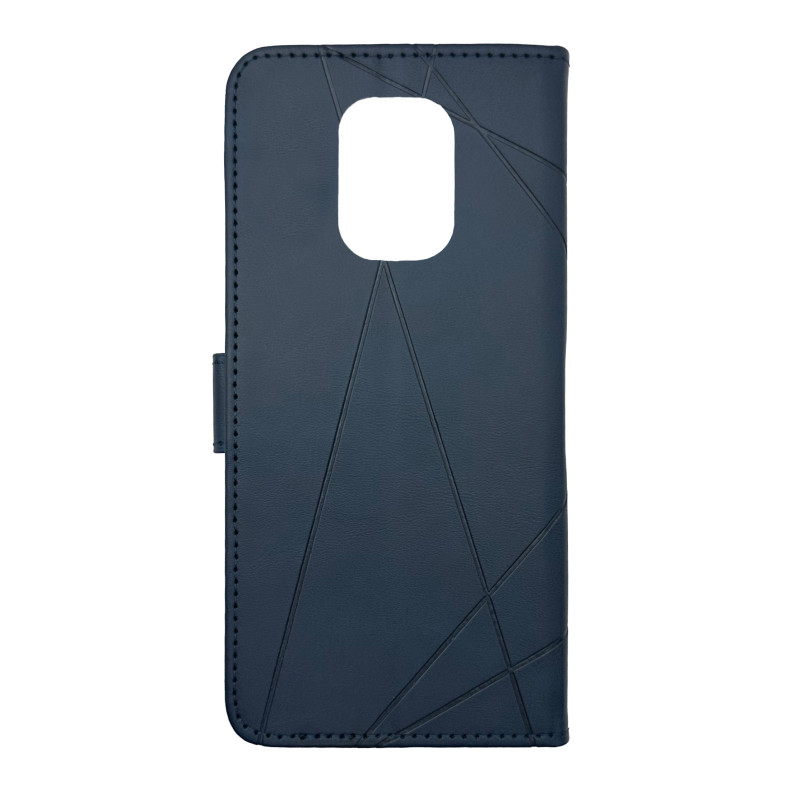Чохол книжка Business leather Хлястик Xiaomi Redmi Note 9s/Pro/Max Синій