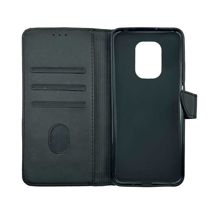 Чохол книжка Business leather Хлястик Xiaomi Redmi Note 9s/Pro/Max Чорний