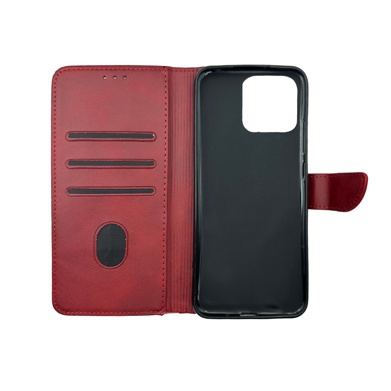Чохол книжка Business leather Хлястик Xiaomi Redmi 12C / 11A Червоний