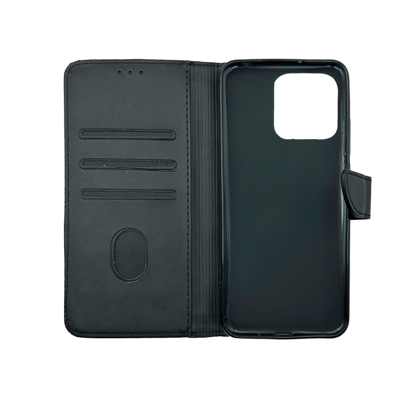 Чохол книжка Business leather Хлястик Xiaomi Redmi 12C / 11A Чорний