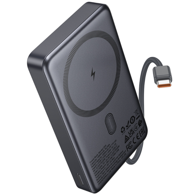 Power Bank Hoco Q44 10000mAh PD20W (with cable Type-C) с беспроводной зарядкой 15W