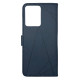 Чехол книжка Business leather Хлястик Xiaomi Redmi Note 12 4G Синий