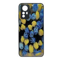 Чехол накладка Art Case Glass Xiaomi Redmi Note 12S Тюльпан