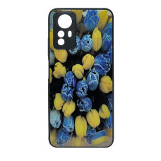Чохол накладка Art Case Glass Xiaomi Redmi Note 12S Тюльпан