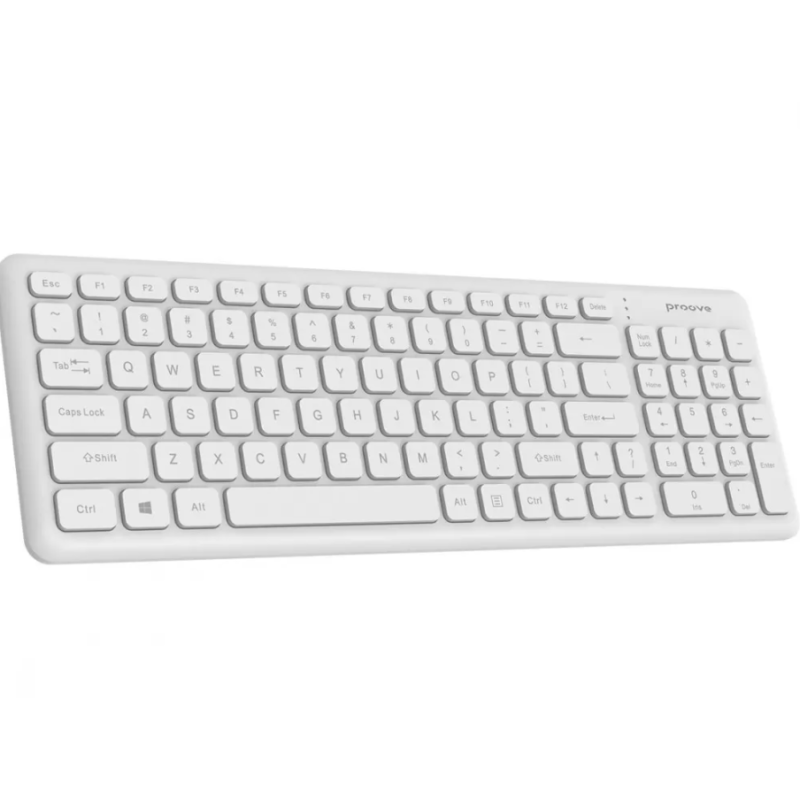 Клавиатура беспроводная Proove Classic Code UA White