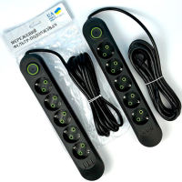 Удлинитель UA Power F05U на 5 розеток + 3USB 4м Black