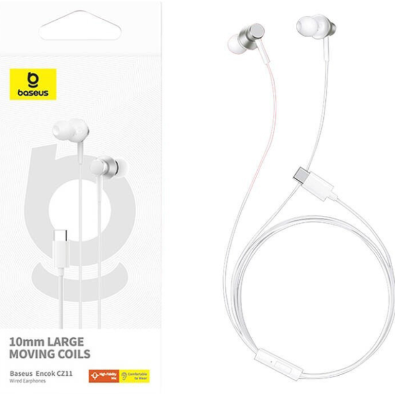 Навушники Baseus Encok CZ11 Type-C White
