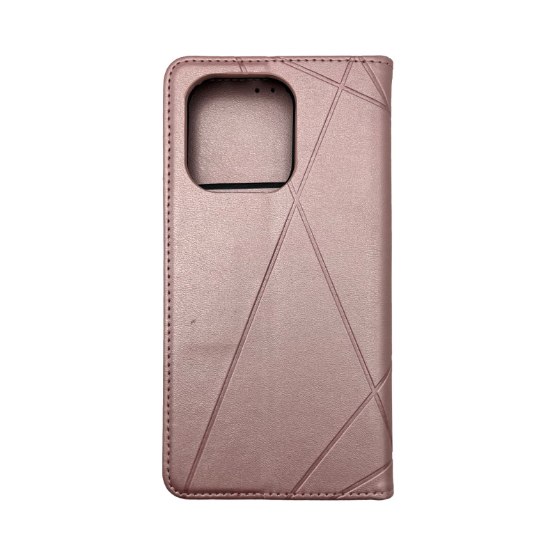 Чохол книжка Business leather Xiaomi Redmi Note 13 4G Рожевий
