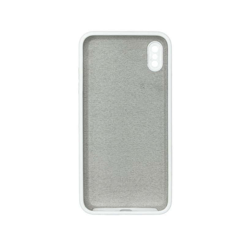Чохол Silicone Case Camera Protective iPhone Xs Max білий (White)