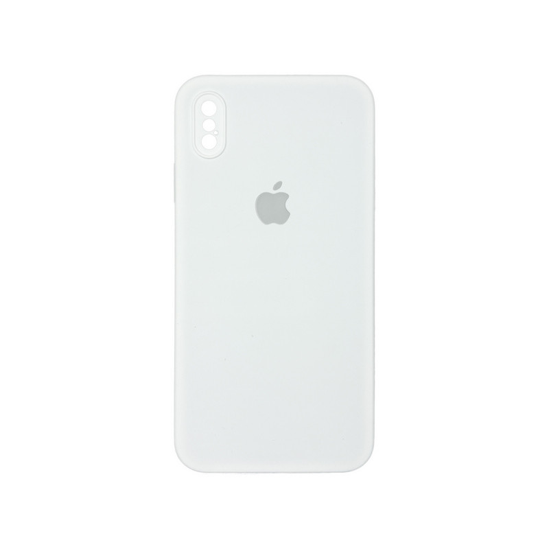 Чохол Silicone Case Camera Protective iPhone Xs Max білий (White)
