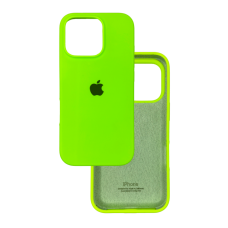 Чехол Silicone Case iPhone 16 Pro Max Зеленый (Neon green)