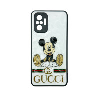 Чехол накладка Prisma Brand Xiaomi Redmi Note 10 Pro / Max GUCCI (6)