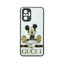 Чехол накладка Prisma Brand Xiaomi Redmi Note 10 Pro / Max GUCCI (6)