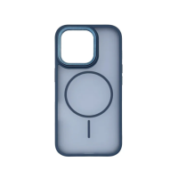 Чохол накладка Matte Corrugated Magnetic iPhone 14 Pro Blue