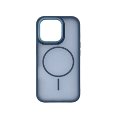 Чехол накладка Matte Corrugated Magnetic iPhone 13 Pro Max Blue
