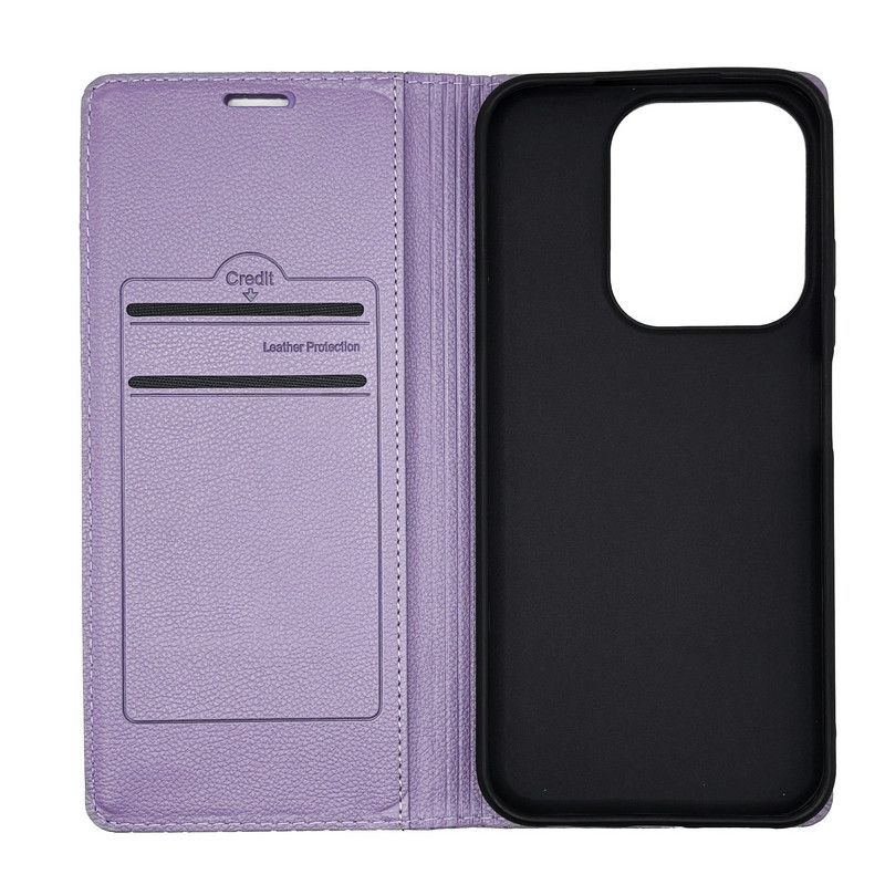 Чехол книжка Deluxe Xiaomi Redmi 15C 4G Сиреневый