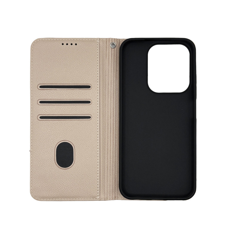Чохол книжка Deluxe Xiaomi Redmi 15C 4G Пудра