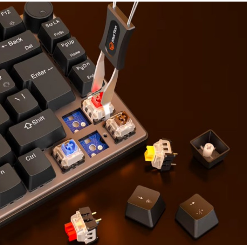 Клавиатура игровая проводная Meetion MK006 PRO Mechanical RGB Black