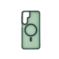 Чехол накладка Matte Corrugated Camera with MagSafe Samsung A16 Зеленый