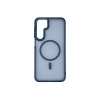Чохол накладка Matte Corrugated Camera with MagSafe Samsung A16 Синій