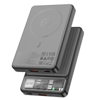 Power Bank Hoco Q18 Tourer 10000mAh PD20W+22.5W Беспроводная зарядка