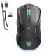 Мишка ігрова 2 режими (бездротовий + дротовий) Onikuma CW917 RGB 6 кнопок DPI:800-4800