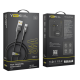 Кабель USB-Type C YOKI LED YK-LE17 3A 1.2m Black