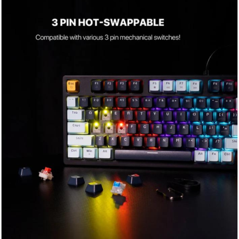 Клавиатура игровая механическая игровая Fantech ATOM81 MK875V2 MIZU Red Switch