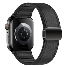 Ремешок Apple Watch Leather Strap Hoco WA34 магнитный 42/44/45/49 mm Black