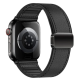 Ремешок Apple Watch Leather Strap Hoco WA34 магнитный 42/44/45/49 mm Black