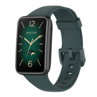 Ремешок Mi Smart band 7 Pro силикон Темно-зеленый