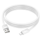 Кабель USB-Lightning Hoco X114 2.4A 1m Білий