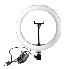 Кольцевая светодиодная Led Лампа HX-300 (QX-300) 30см кріплення під штатив та телефон
