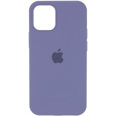 Чехол Silicone Case iPhone 12/Pro 6.1'' серый (lavender grey)