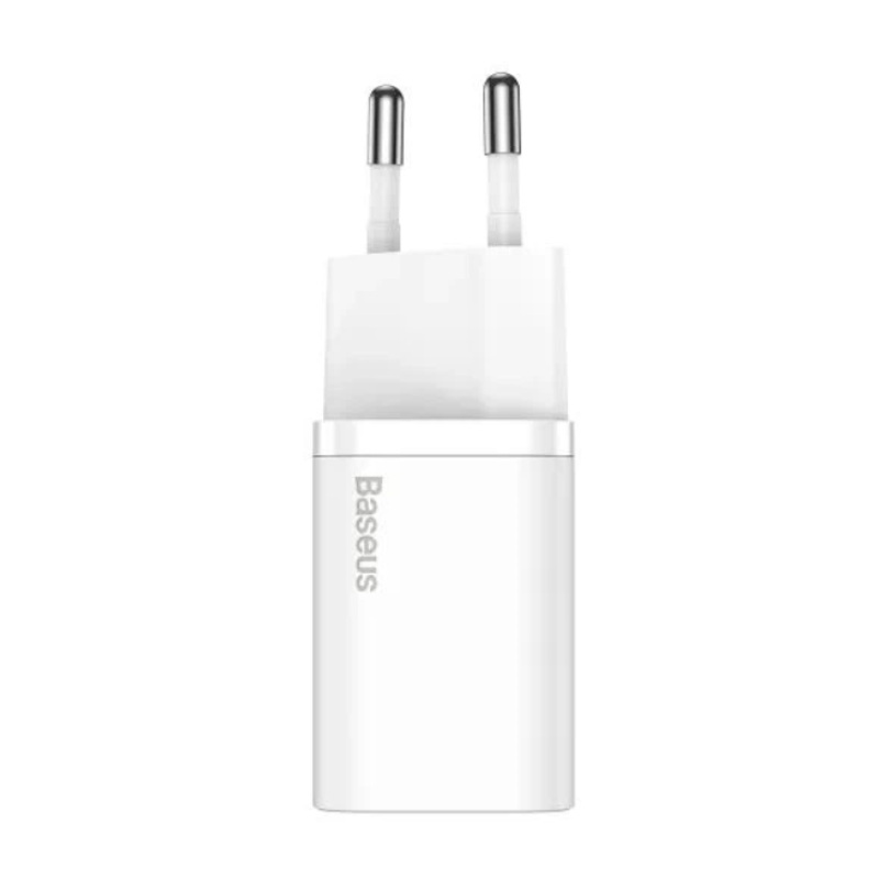 Сетевой адаптер Baseus Super Silicone Quick Charger Type C 30W White