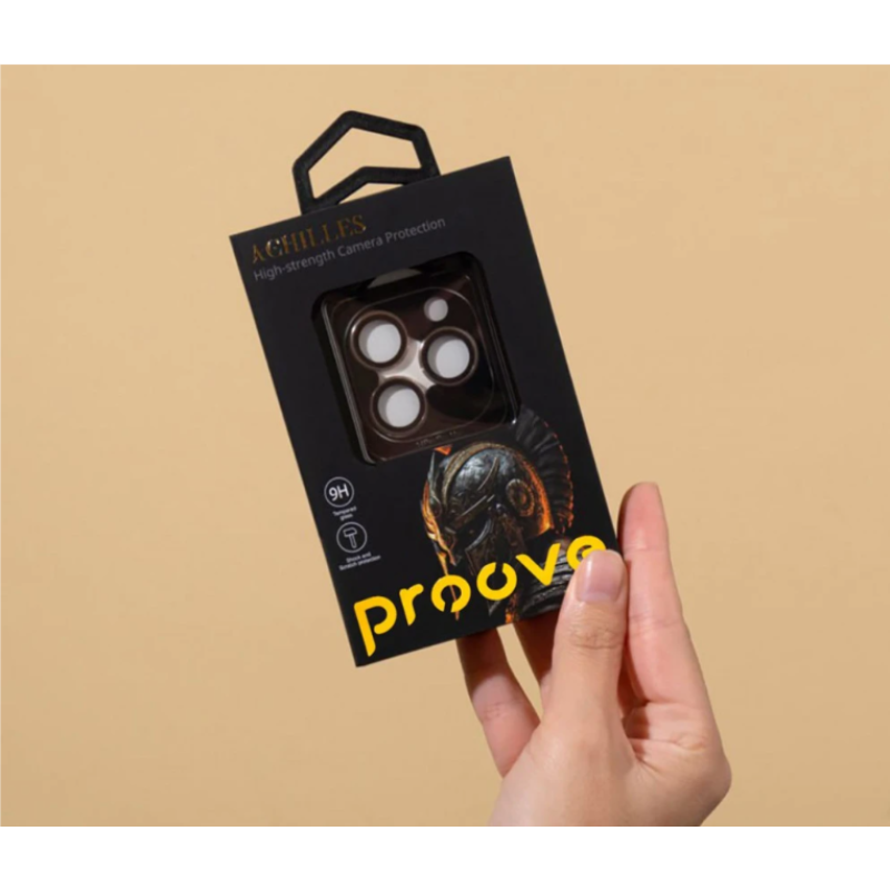 Защитное стекло для камеры Proove Achilles iPhone 17 Pro / 17 Pro Max Cosmic Orange