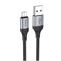 Кабель USB-Micro USB Hoco X102 1m 2.4A чорний
