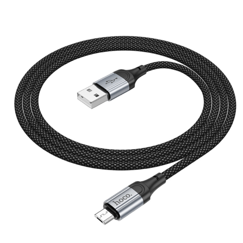 Кабель USB-Micro USB Hoco X102 1m 2.4A черный