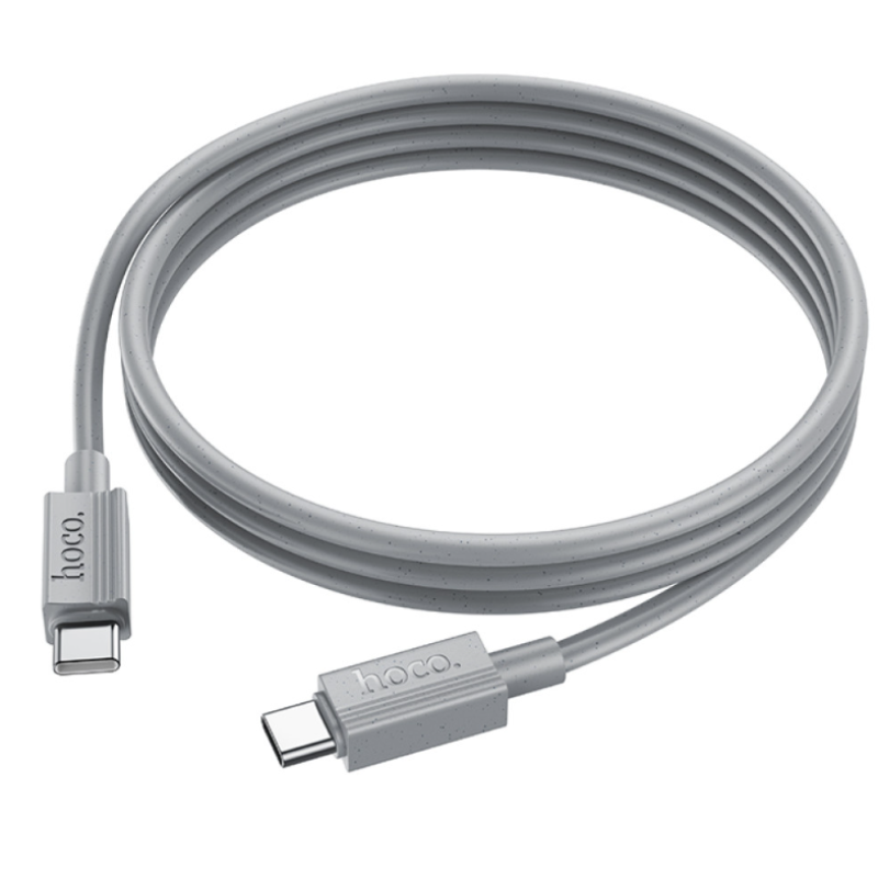 Кабель Type C - Type C Hoco X107 1m 60w grey