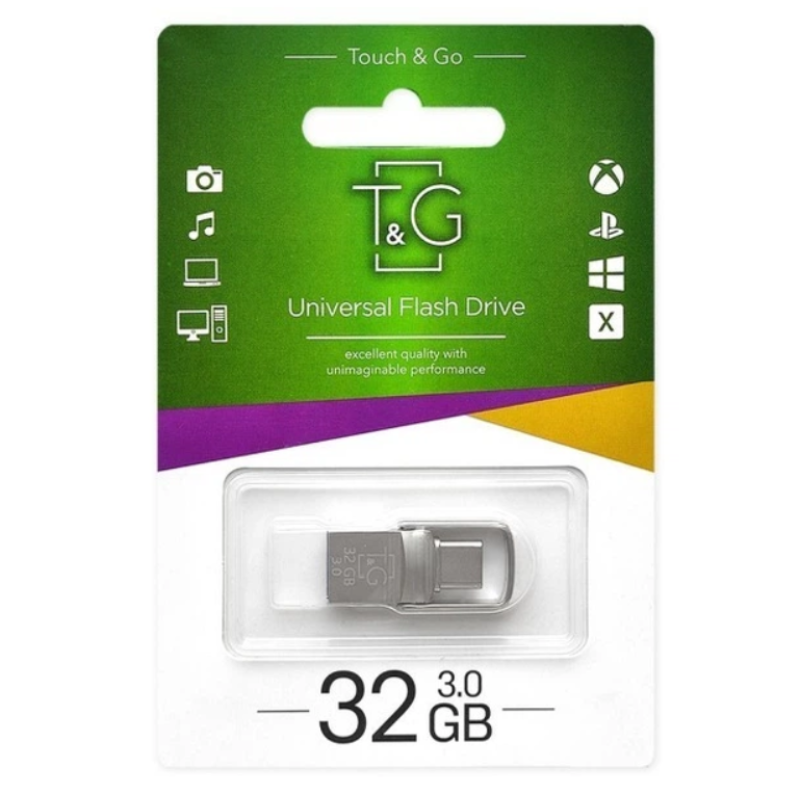 USB+Type C Flash T&G TG009 32Gb 3.0