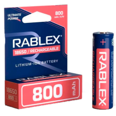 Акумулятор Rablex Li-ION 18650 800mAh 3.7V