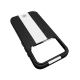 Чохол накладка Rally шкіряний з MagSafe iPhone 17 Pro Max чорно-білий