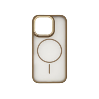 Чехол накладка Matte Corrugated Magnetic iPhone 14 Pro Gold