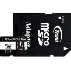 Карта памяти Micro SD + Adapter Team Group UHS3 64 Gb Class 10