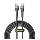 Кабель Type-C to Type-C YOKI EXTRA YK-EX11 60W 2m Black