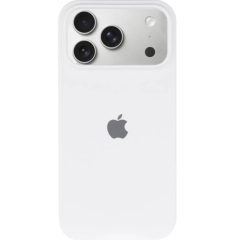 Чехол Silicone Case Белый (White) iPhone 17 Pro